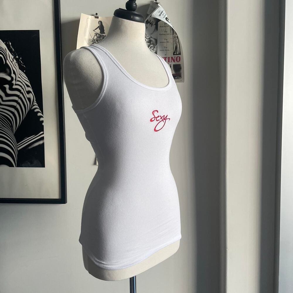 Sexy embroidered tank